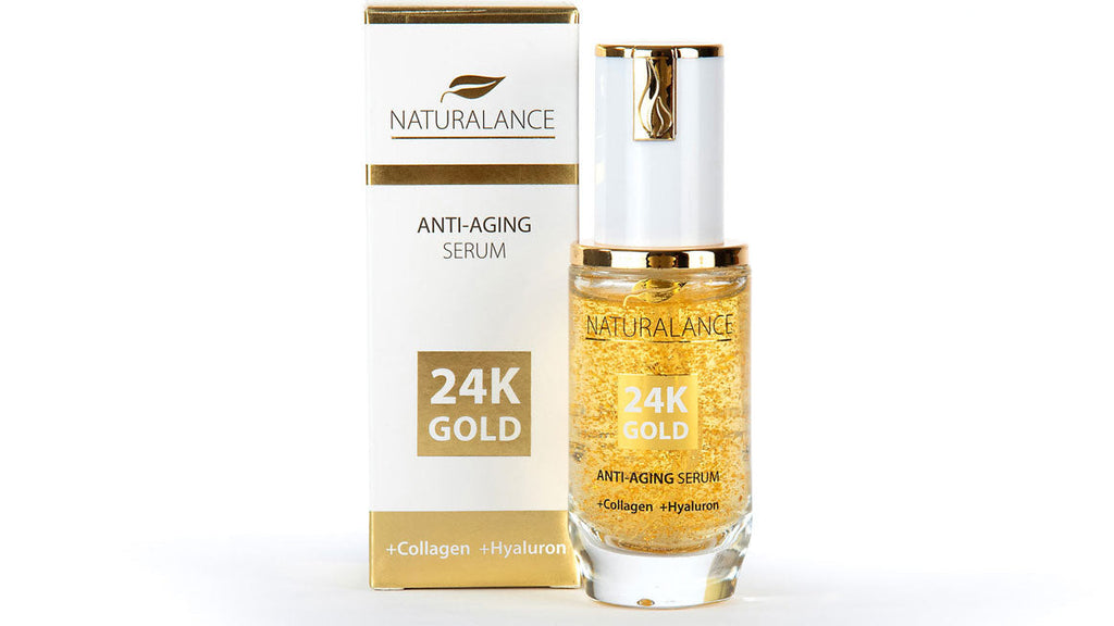 Naturalance Anti-Age 24K Gold Serum mit Hyaluron & Kollagen