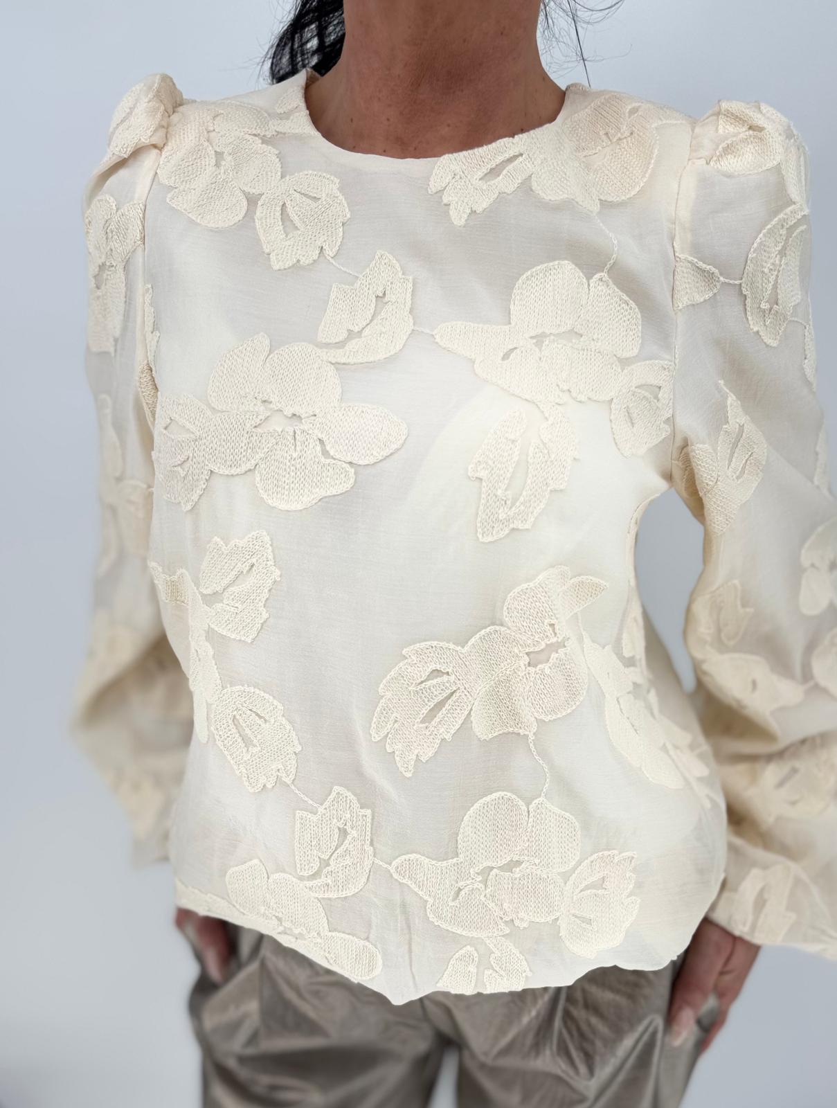 Bluse NÜ Creme 8353-50