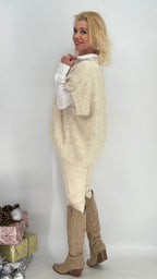 Pullunder aus Wolle, beige, blau, grau, schwarz