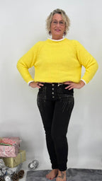 Jeans Strass Glitzer, Jewelly schwarz