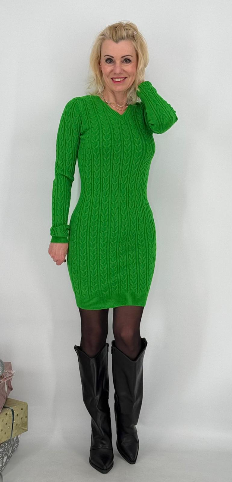 Strickkleid, beige, grün, blau, pink, schwarz, lila