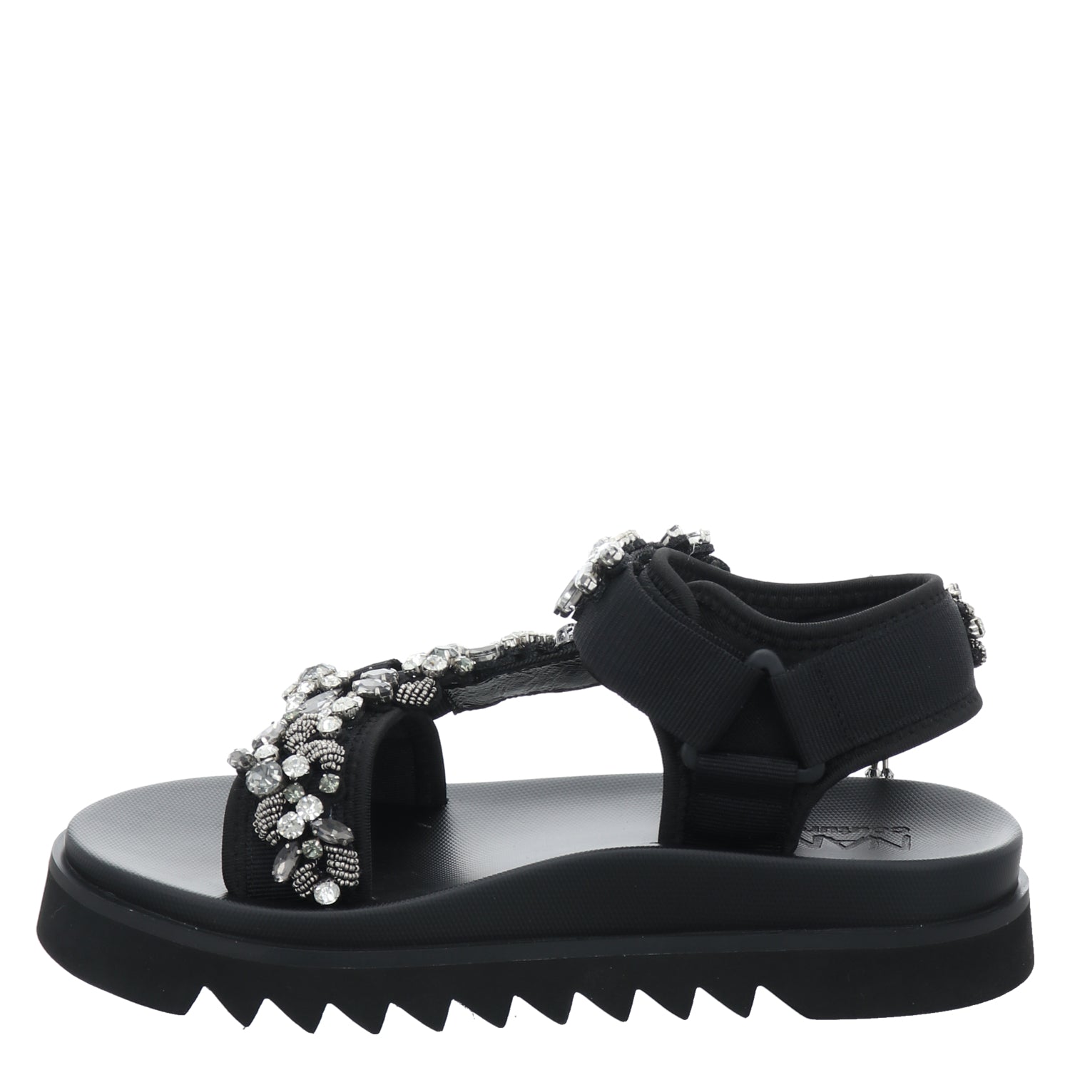 Schwarze Sandalen NAN-NU