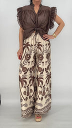 Bluse "Boho" schoko